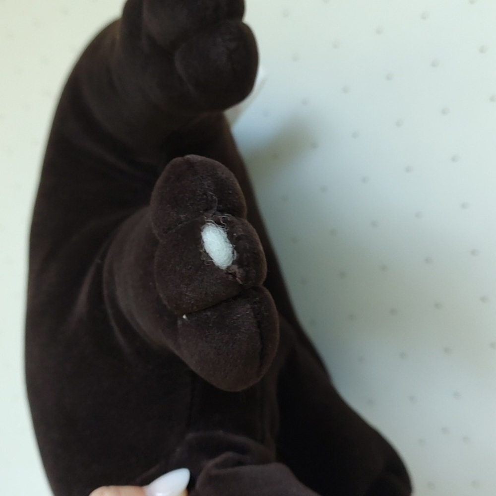 Vintage 1985 Tonka Pound Puppies Chocolate Brown *TEAR* - Picture 4 of 8